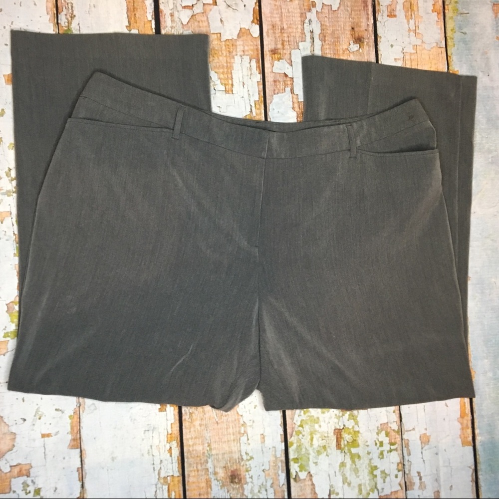 Lane Bryant Gray formal Trousers
